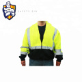 High visibility reflective winter warm safety jacket